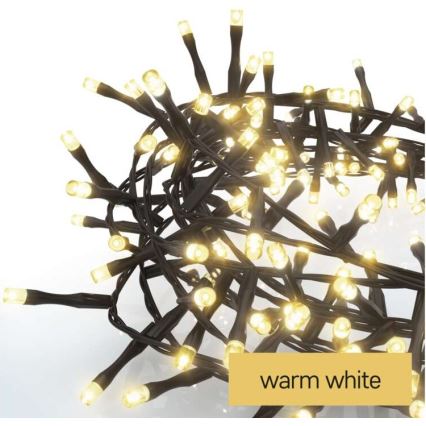 LED Vánoční venkovní řetěz 400xLED/13m IP44 teplá bílá
