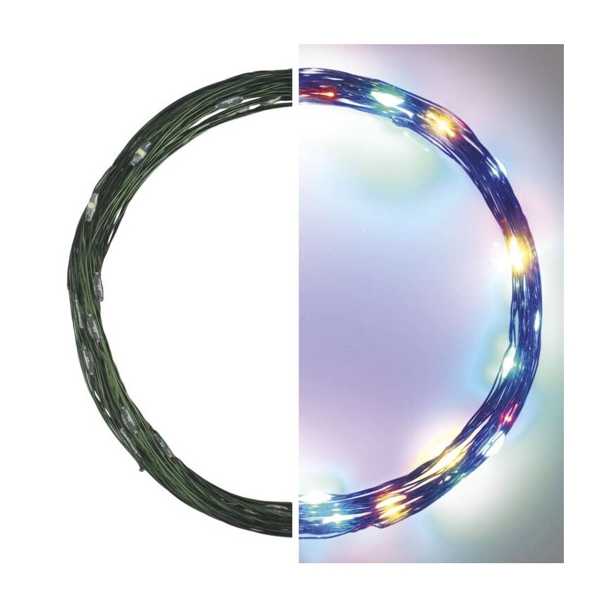 LED Vánoční venkovní řetěz 40xLED/9m IP44 multicolor