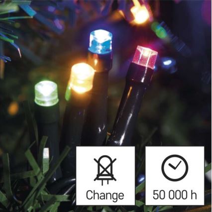 LED Vánoční venkovní řetěz 40xLED/9m IP44 multicolor