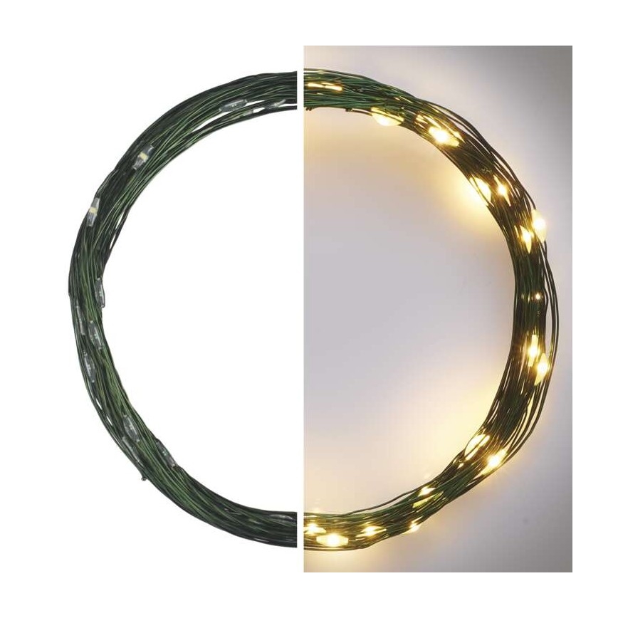 LED Vánoční venkovní řetěz 40xLED/9m IP44 teplá bílá