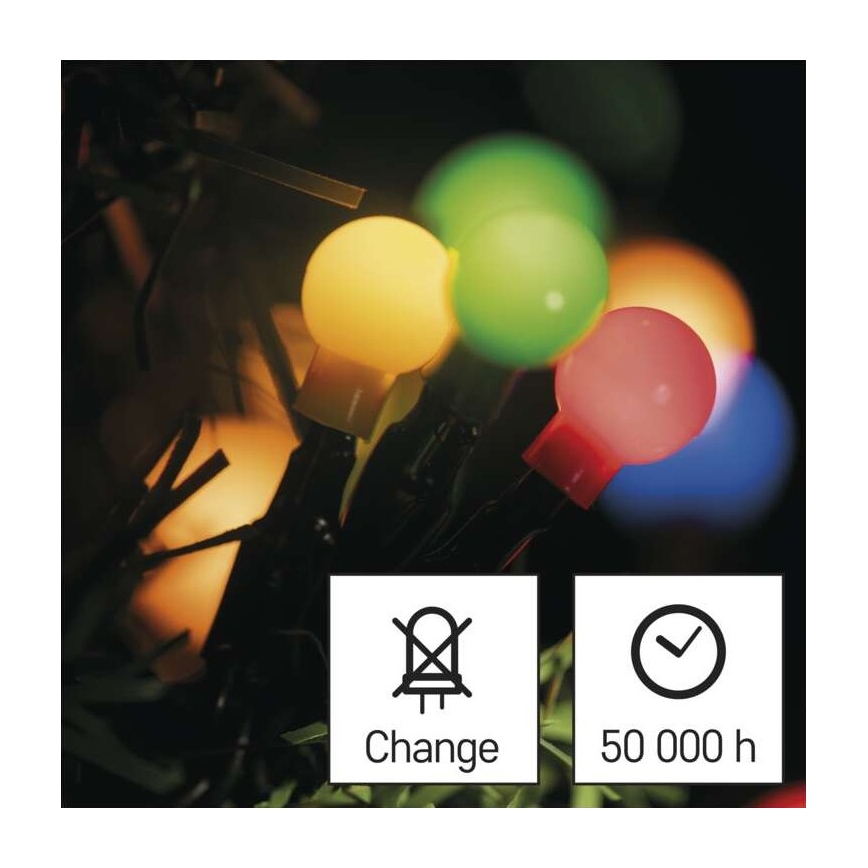 LED Vánoční venkovní řetěz 480xLED/53m IP44 multicolor