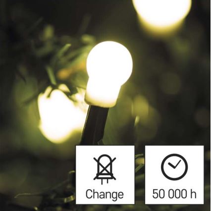 LED Vánoční venkovní řetěz 480xLED/53m IP44 teplá bílá