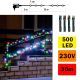 LED Vánoční venkovní řetěz 500xLED 35m IP44 multicolor