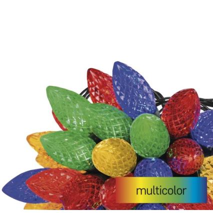 LED Vánoční venkovní řetěz 50xLED/8 módů 14,8m IP44 multicolor