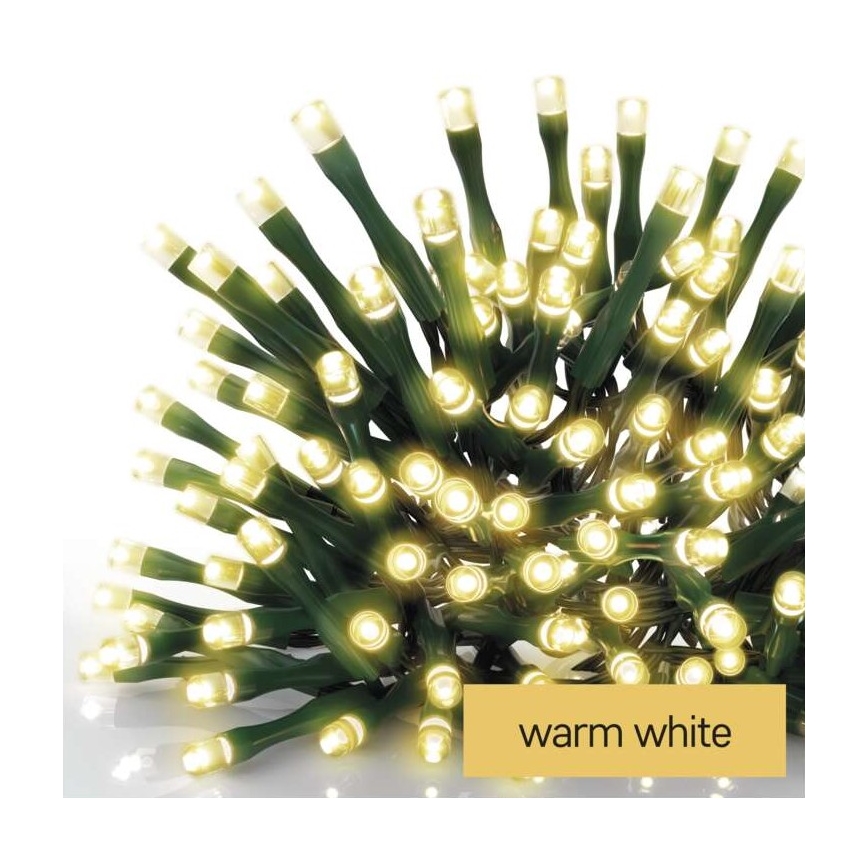 LED Vánoční venkovní řetěz 80xLED/13m IP44 teplá bílá