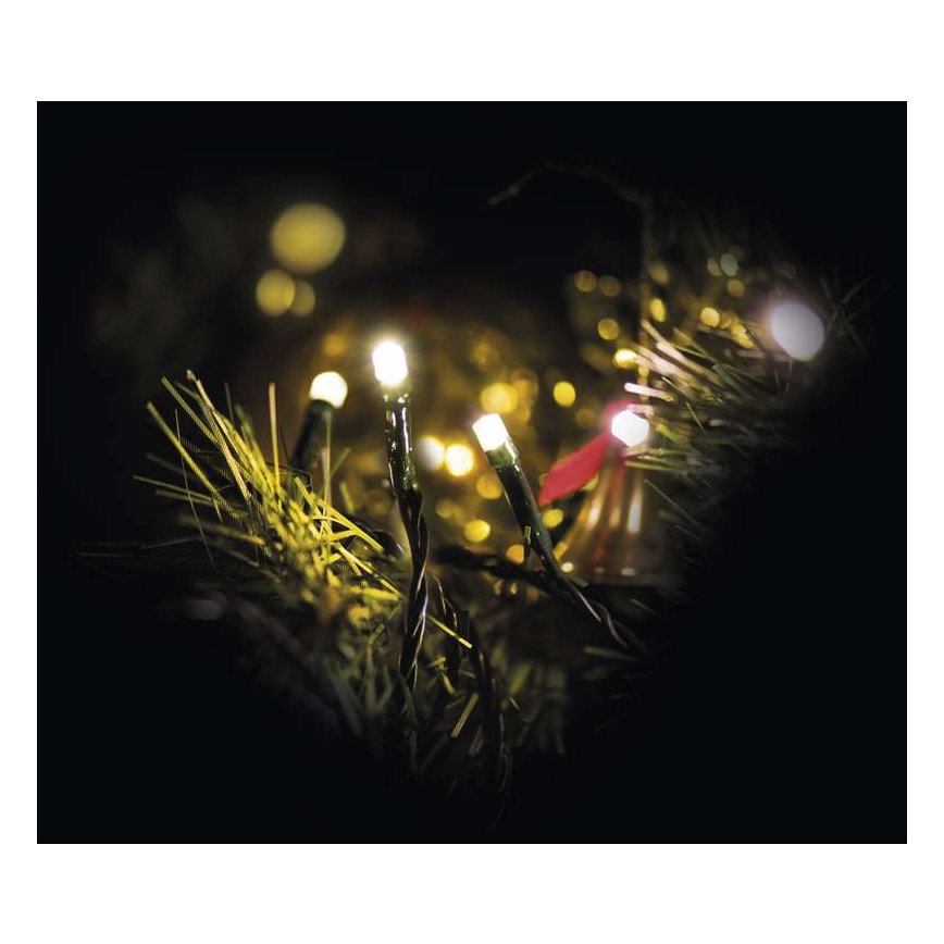 LED Vánoční venkovní řetěz 80xLED/13m IP44 teplá bílá