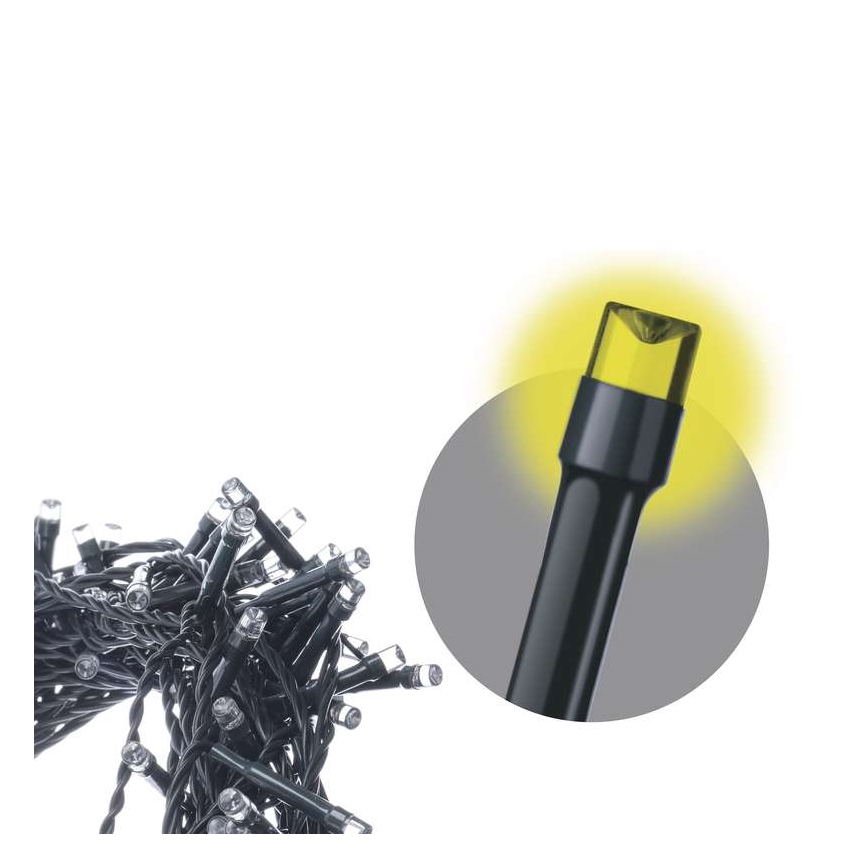 LED Vánoční venkovní řetěz 80xLED/13m IP44 teplá bílá