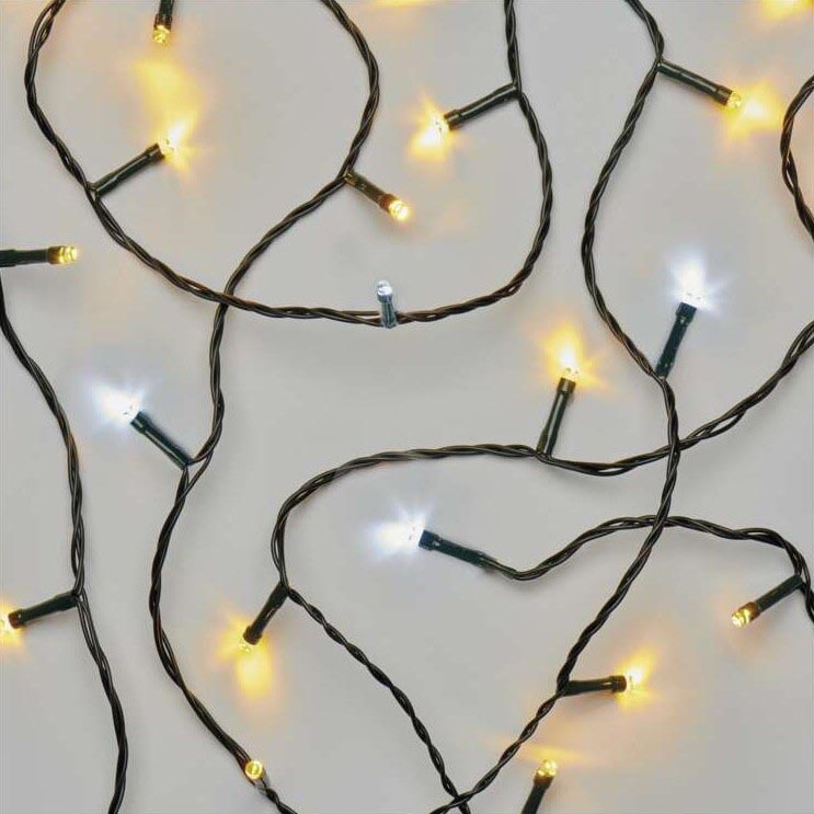 LED Vánoční venkovní řetěz 80xLED/13m IP44 teplá/studená bílá