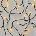 LED Vánoční venkovní řetěz 80xLED/3xAA 6,1m IP44 teplá bílá