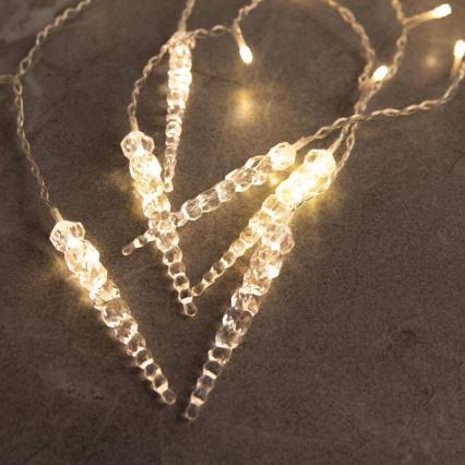 LED Vánoční venkovní závěs 180xLED 3,5x0,7 m IP44 teplá bílá