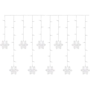 LED Vánoční závěs 60xLED/1,35W 635x50 cm studená bílá