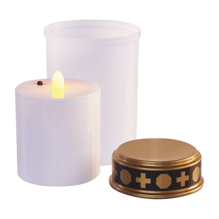 LED Venkovní dekorace LED/2xC IP44 bílá