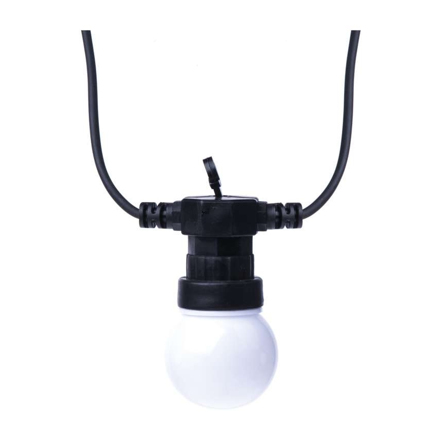LED Venkovní dekorační řetěz 10xLED/10m IP44 bílá