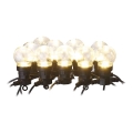 LED Venkovní dekorační řetěz 10xLED/10m IP44 čirá