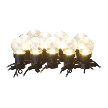 LED Venkovní dekorační řetěz 10xLED/10m IP44 čirá