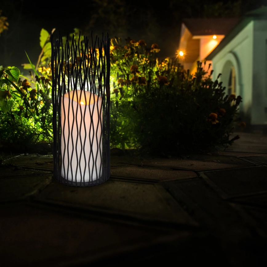 LED Venkovní dekorační svítidlo NYBORG LED/2xAA 35 cm IP44 teplá bílá