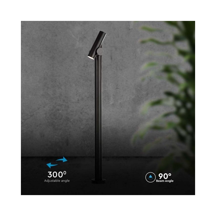 LED Venkovní flexibilní lampa LED/4W/230V 3000K IP44 100 cm černá