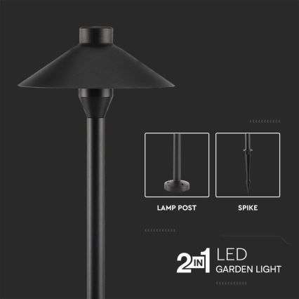 LED Venkovní lampa 2v1 LED/7W/230V IP65 3000K
