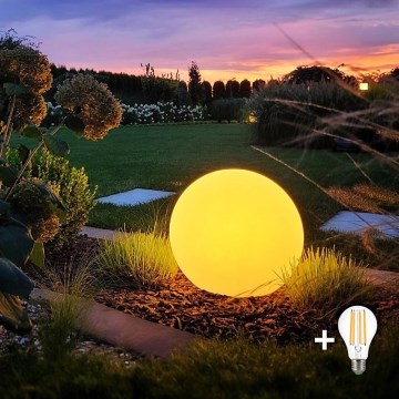 LED Venkovní lampa GLOBO 1xE27/11W/230V pr. 40 cm IP44
