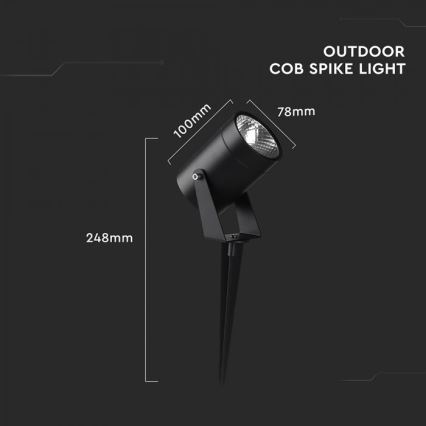 LED Venkovní lampa LED/10W/230V 4000K IP65