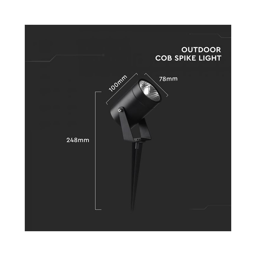 LED Venkovní lampa LED/10W/230V 4000K IP65