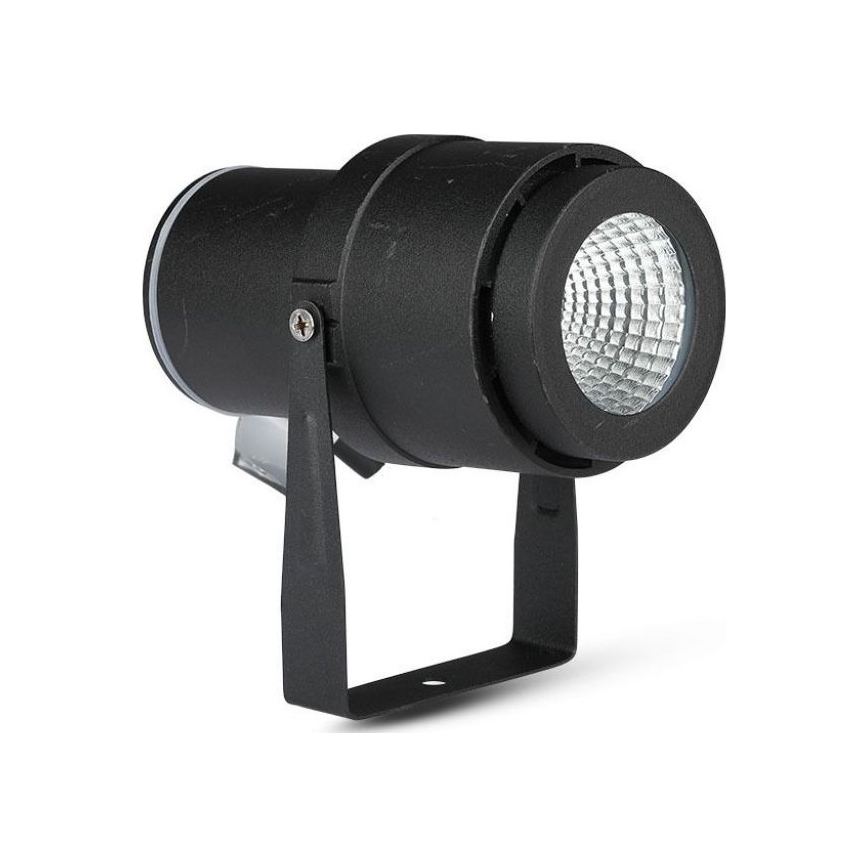 LED Venkovní lampa LED/12W/100-240V IP65 černá - zelené světlo