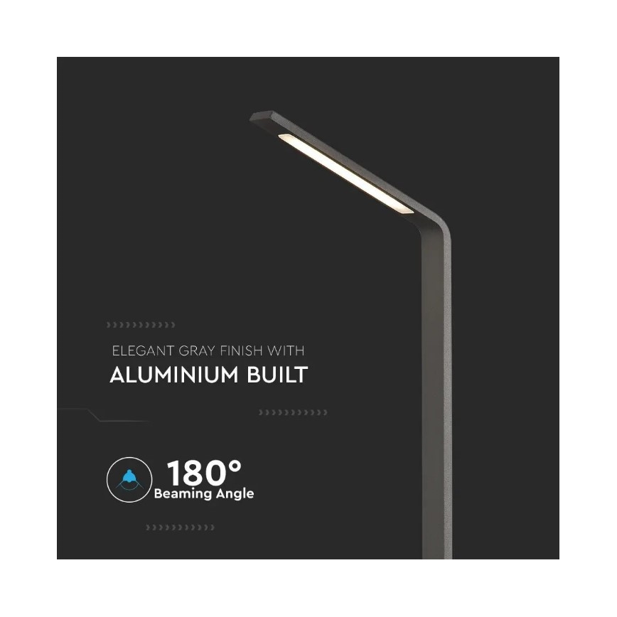 LED Venkovní lampa LED/6W/230V IP65 antracit
