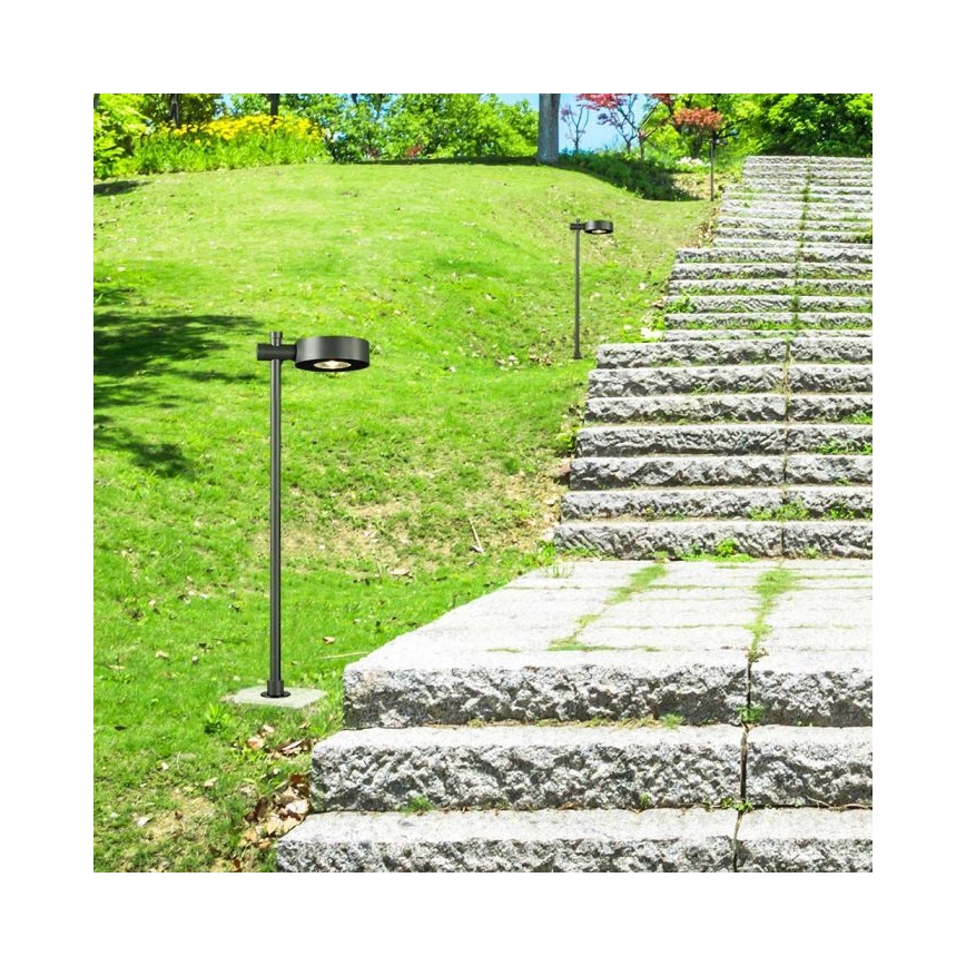 LED Venkovní lampa LED/7W/230V 3000K IP65 černá 102 cm