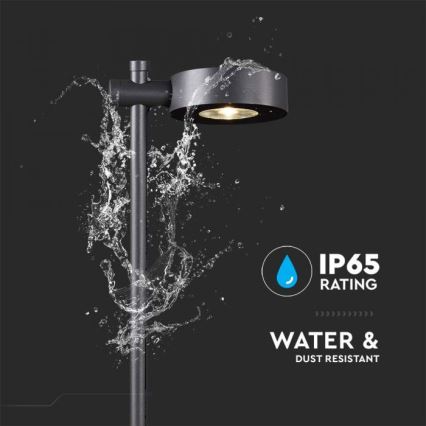 LED Venkovní lampa LED/7W/230V 3000K IP65 černá