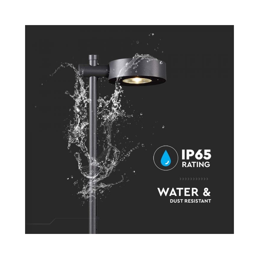 LED Venkovní lampa LED/7W/230V 3000K IP65 černá
