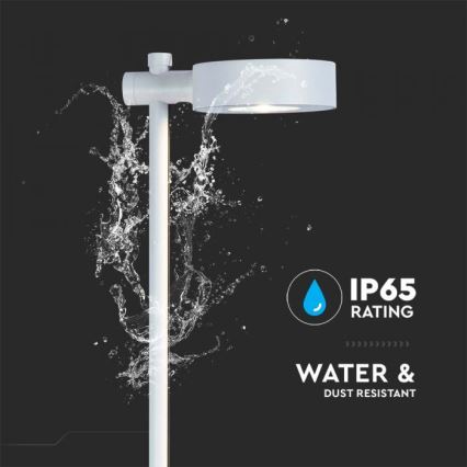 LED Venkovní lampa LED/7W/230V 4000K IP65 bílá 102 cm