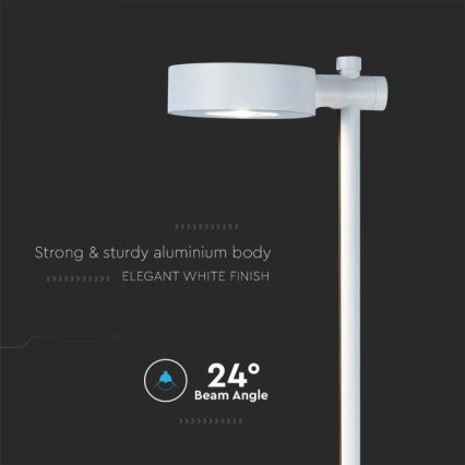 LED Venkovní lampa LED/7W/230V 4000K IP65 bílá