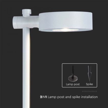 LED Venkovní lampa LED/7W/230V 4000K IP65 bílá