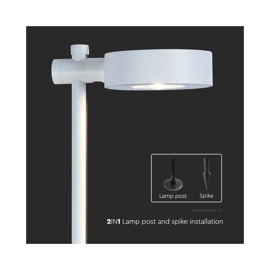 LED Venkovní lampa LED/7W/230V 4000K IP65 bílá