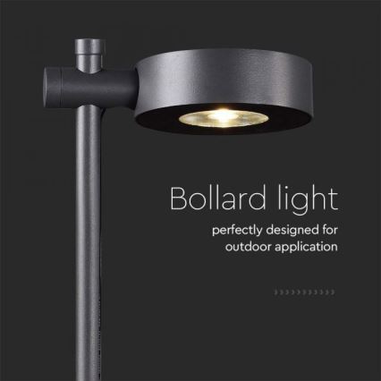LED Venkovní lampa LED/7W/230V 4000K IP65 černá