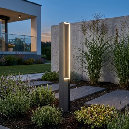 LED Venkovní lampa MODO LED/23,4W/230V 4000K IP44 80 cm černá