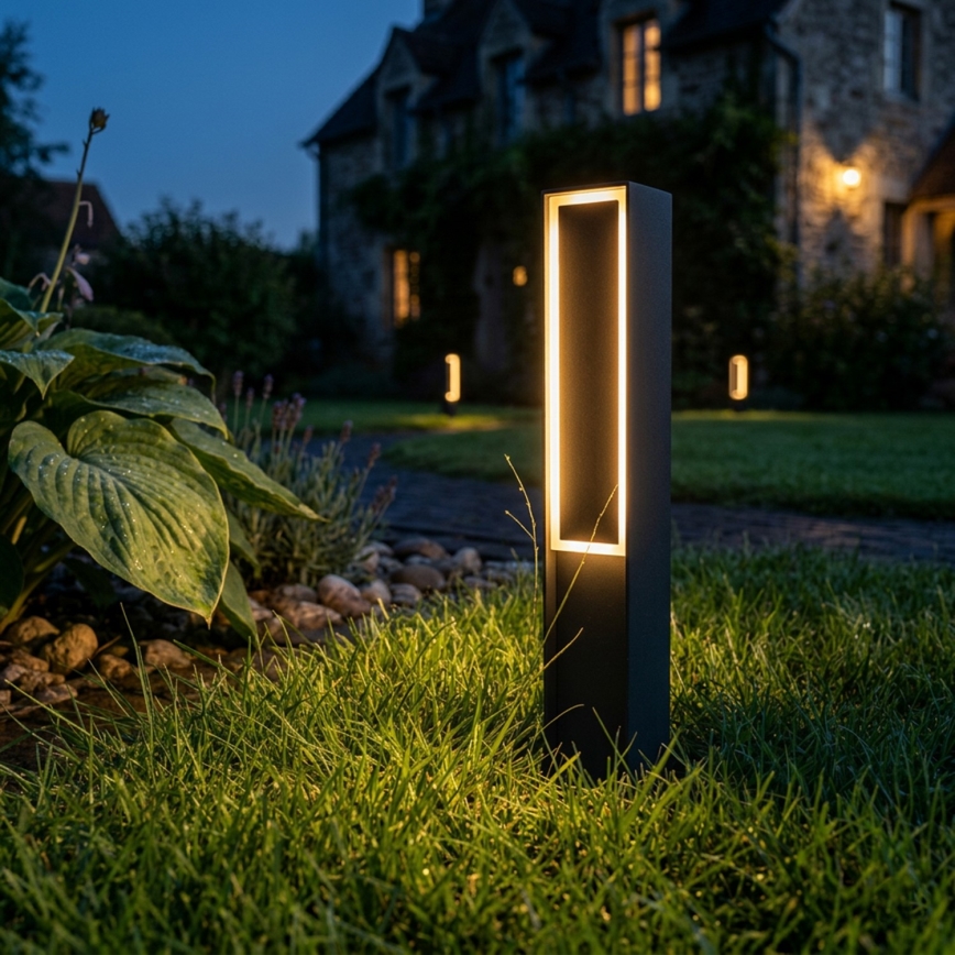 LED Venkovní lampa MODO LED/8W/230V 4000K IP44 50 cm černá