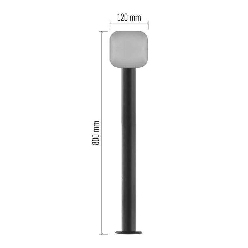 LED Venkovní lampa NIKA LED/12,5W/230V IP44 80 cm