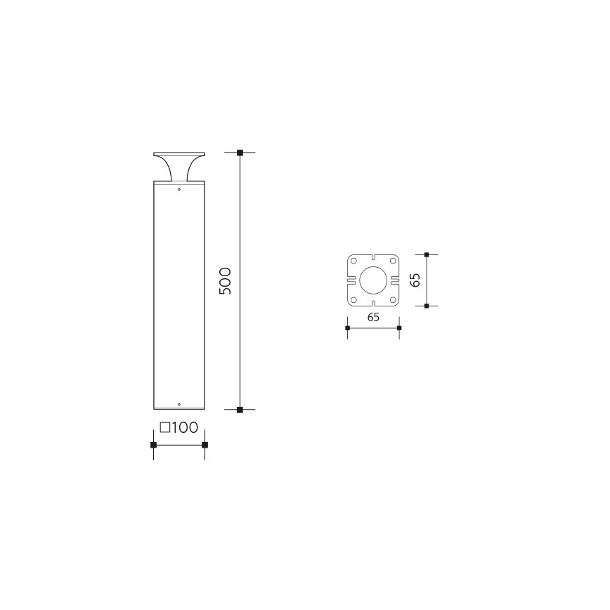 LED Venkovní lampa ORNELA LED/6W/230V 3000K IP54 hnědá