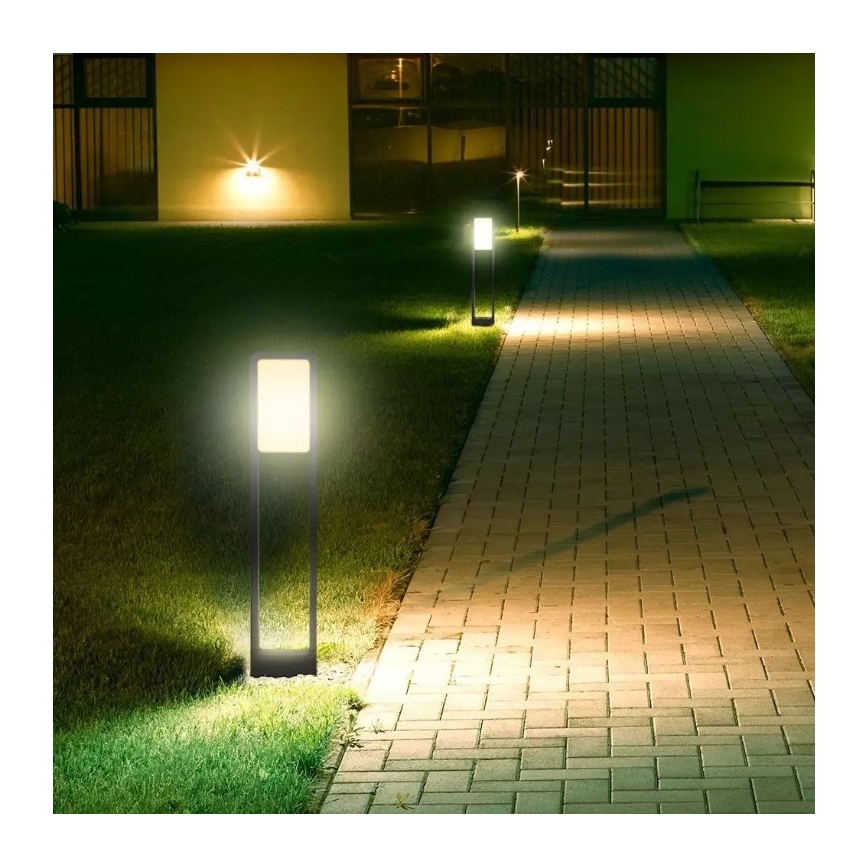 LED Venkovní lampa SAMSUNG CHIP LED/10W/230V 3000K IP65 černá