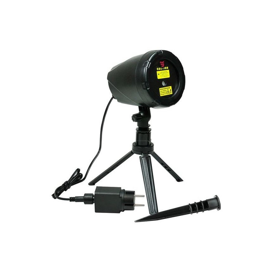 LED Venkovní laserový projektor LED/5W/230V IP44