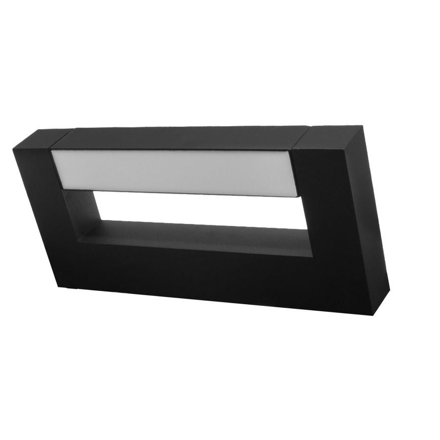 LED Flexibilní venkovní nástěnné svítidlo 2xLED/4W/230V IP54 30 cm černá