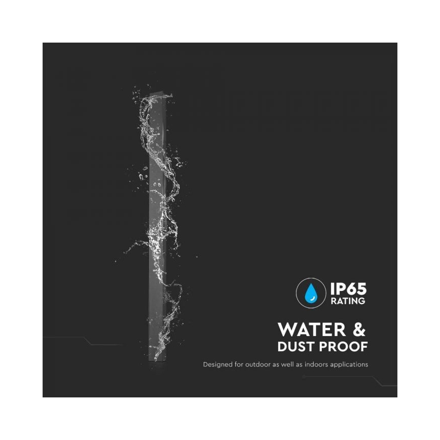 LED Venkovní nástěnné svítidlo LED/10W/230V 4000K IP65 51 cm černá