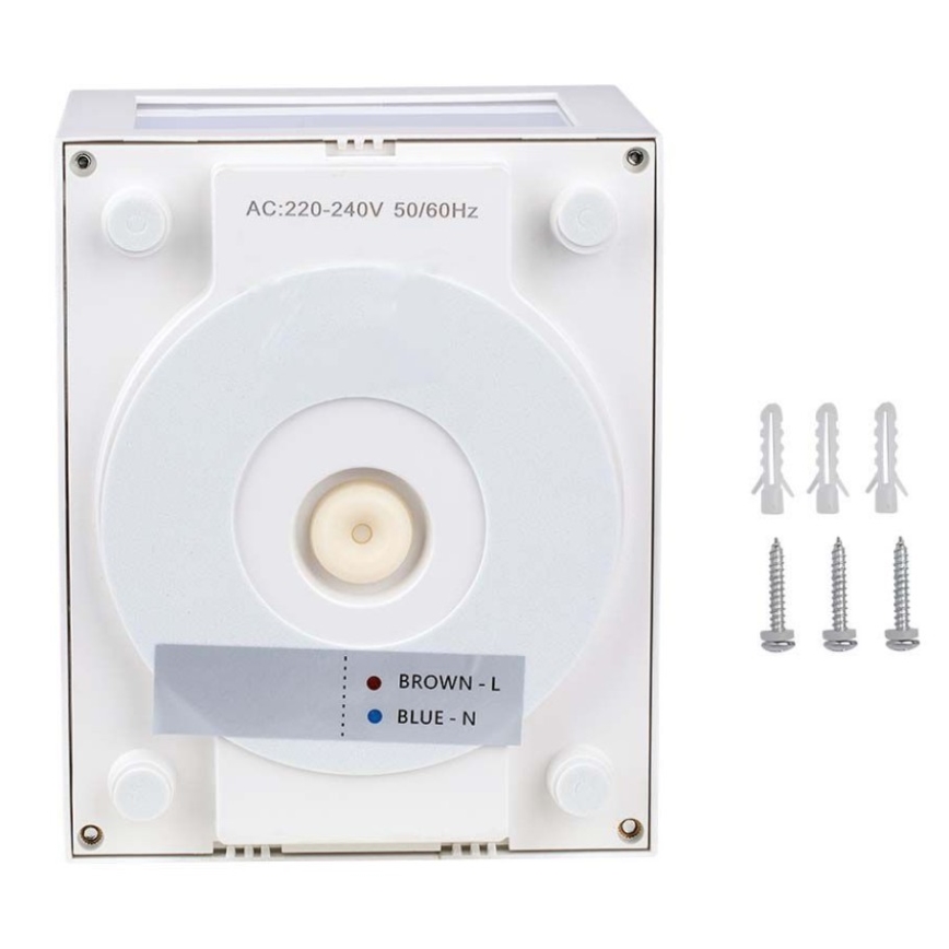 LED Venkovní nástěnné svítidlo LED/12W/230V 3000K IP65 bílá