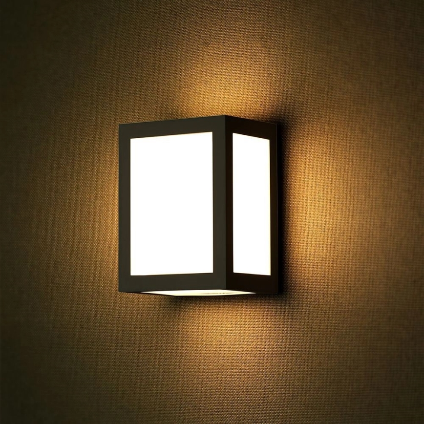 LED Venkovní nástěnné svítidlo LED/12W/230V 3000K IP65 černá
