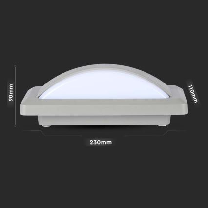 LED Venkovní nástěnné svítidlo LED/12W/230V 3000K IP65