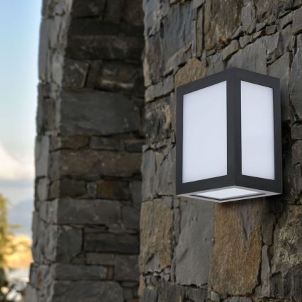 LED Venkovní nástěnné svítidlo LED/12W/230V 4000K IP65 černá