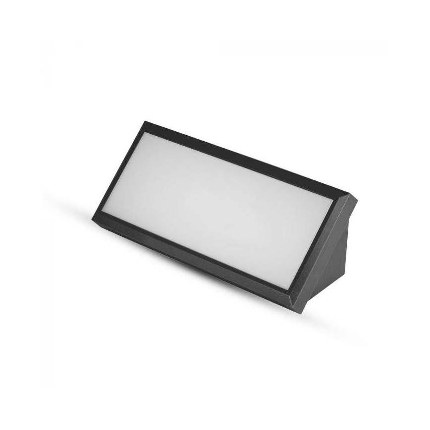 LED Venkovní nástěnné svítidlo LED/12W/230V 6400K IP65 černá