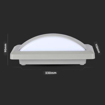 LED Venkovní nástěnné svítidlo LED/12W/230V 6400K IP65