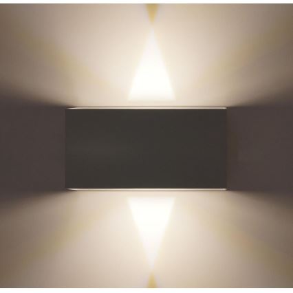 LED Venkovní nástěnné svítidlo LED/12W/230V IP54 bílá